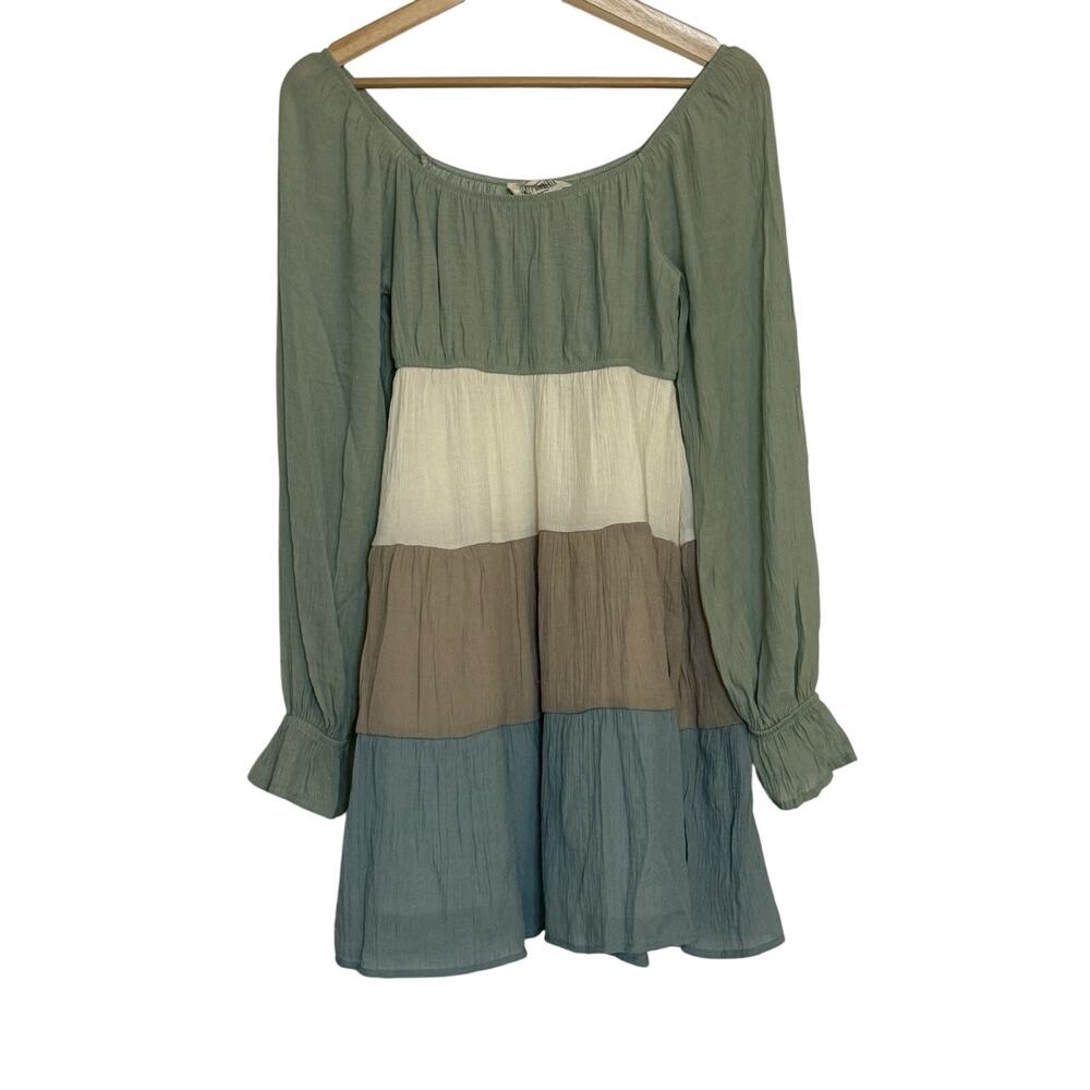 Sweet Wanderer Cottage Core‎ Dress Small Tiered Layered Peasant Flowy Prairie